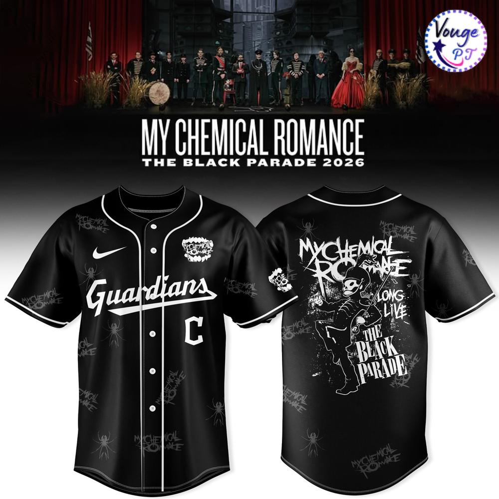 Cleveland Guardians x My Chemical Romance The Black Parade 2026 Jersey 