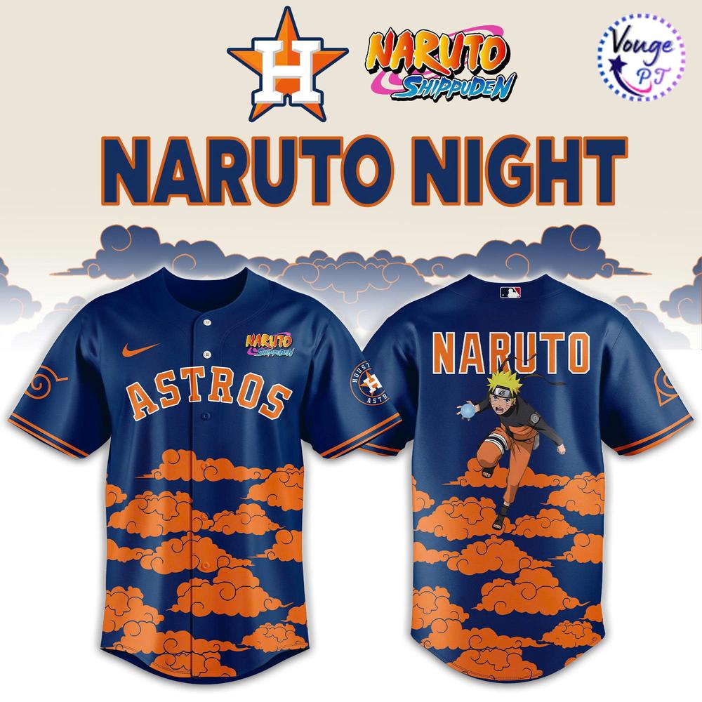 Houston Astros NARUTO NIGHT Limited Edition Baseball Jersey 
