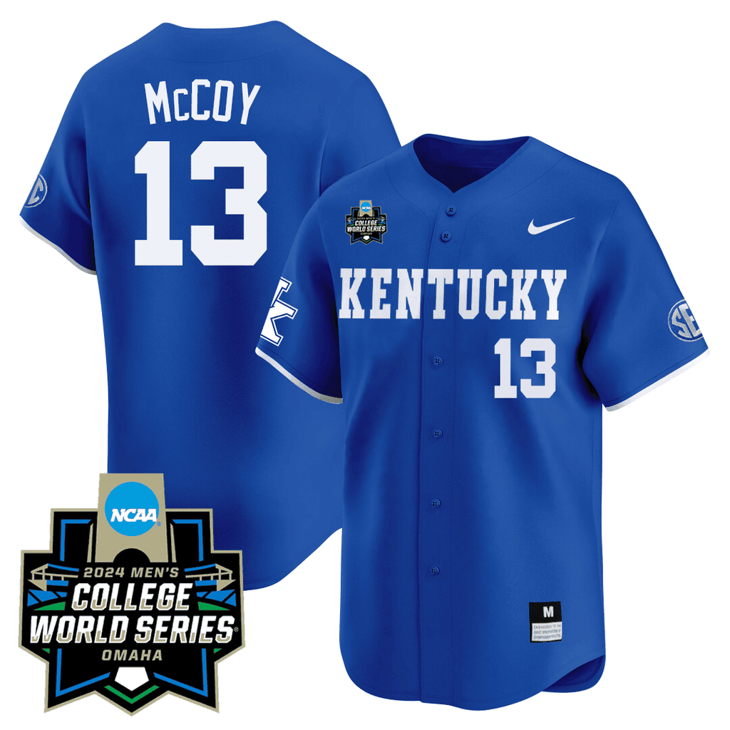 Men's Kentucky Wildcats 23/24 Jersey - 2024 College World Series Patch